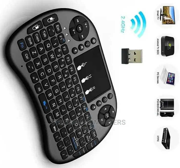 2.4 GHZ Mini Wireless Keyboard Touchpad Mouse, Mini Keyboard