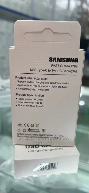 Samsung Type C-to Type C 3A Cable.
