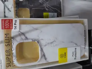 iPhone 14 Pro Cute White Black Marble Pattern Slim Shockproo