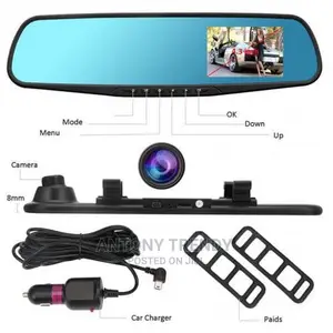 Dashboard Camera 4.3 Inch Car DVR Mirror Car DVR Camera