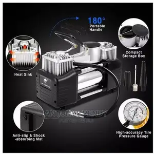 Air Pump Compressor Car Auto Tire Inflator Portable