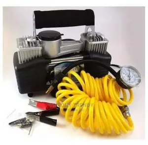 Double Cylinder Car Air Compressor Tire Pump