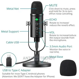 BM-86 Condenser Microphone Studio Audio Recording