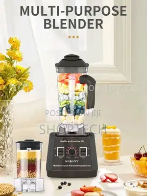 Sokany Multifunction 2 in 1 Commercial Heavy Blender