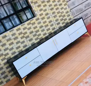 Golden White Tv Stand