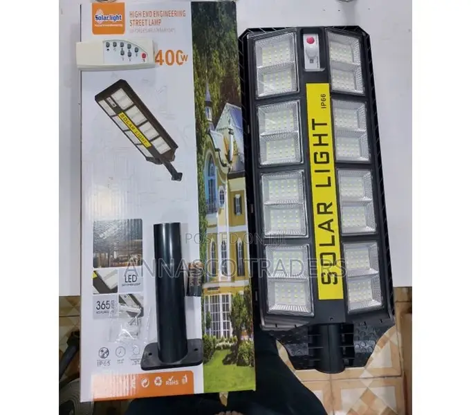 Solar Light 400W SOLAR STREETLIGHT With Motion Sensor Contro