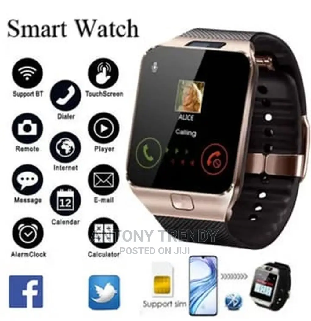 Dz09 Smartwatch With Camera Bt Support Android
