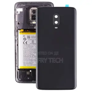 Battery Back Cover With Camera Lens for Oneplus 6T(Jet Black