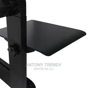 Aluminium Laptop Stand With Mouse Pad
