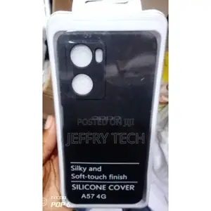 Silicone Back Case for Oppo A57(4g)- Black