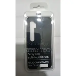 Xiaomi MI CC9 Pro Silicone Back Case - Black