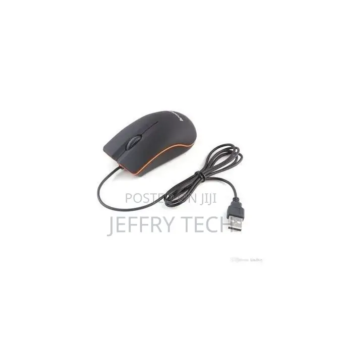 Lenovo 3-Button Mini USB Optical Wired Mouse 1000 DPI