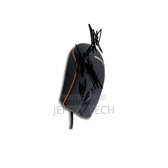 Lenovo 3-Button Mini USB Optical Wired Mouse 1000 DPI