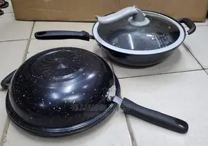 Iron Skillet Frying Wok Pan