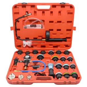 33 Piece Vehicle Radiator Pressure Tester Refilling Kit