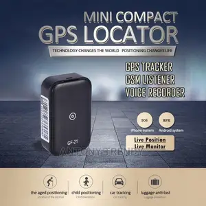 21 Mini GPS Positioner, Compact GPS Tracker, Multi-Functiona