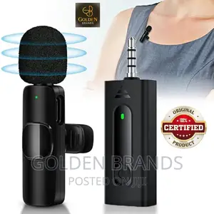 Wireless Microphone Lavalier 5.0 Bluetooth Mic for Recording