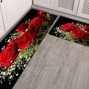 3d Kitchen Mats 2pcs in a Set 40by60cm