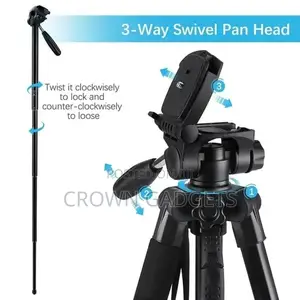 Professional Tripod Camera Stand for DSLR Cameras