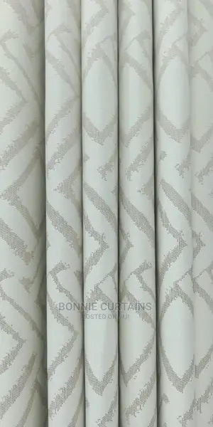 Blue Mixed With White Curtains Curtains