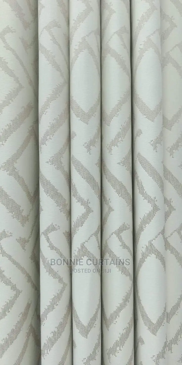 Blue Mixed With White Curtains Curtains