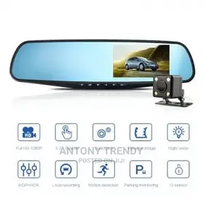 Hd 1080P DVR Rearview Mirror Dash Cam Kit