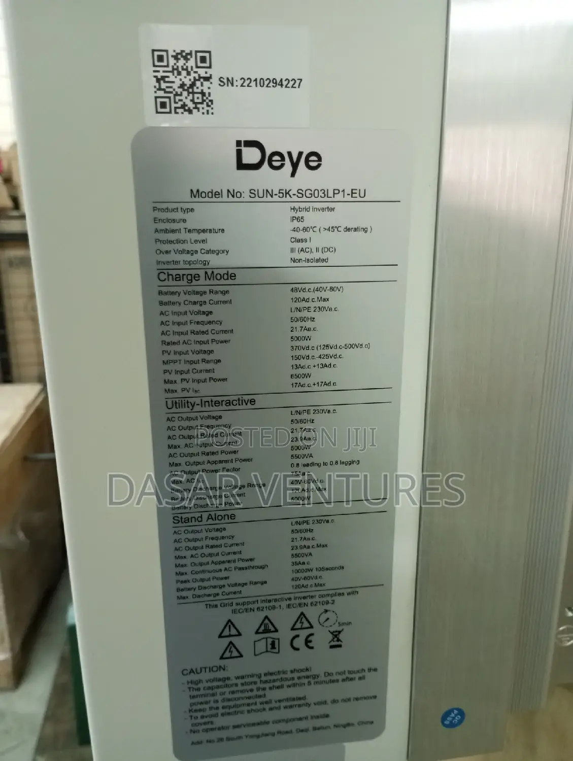 Solar Inverter 6500watts