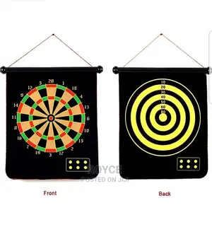 Foldable Magnetic Fabric Dartboard