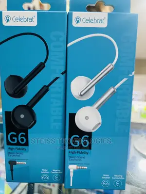 G6 Celebrat Wired Flat Earphones