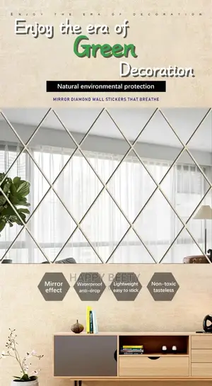Diamond Acrylic Wall Mirrors