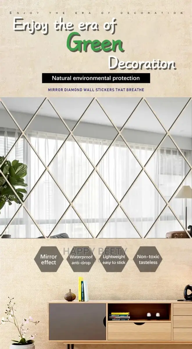 Diamond Acrylic Wall Mirrors