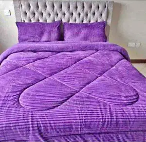 *Tc Velvet Duvet Set(Duvet,Bedsheet and Pillow Case)