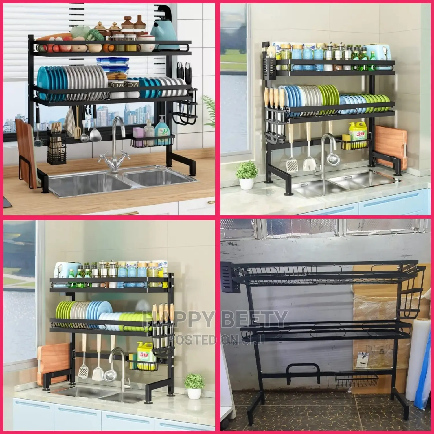 2double Layer Over the Sink Dish Rack