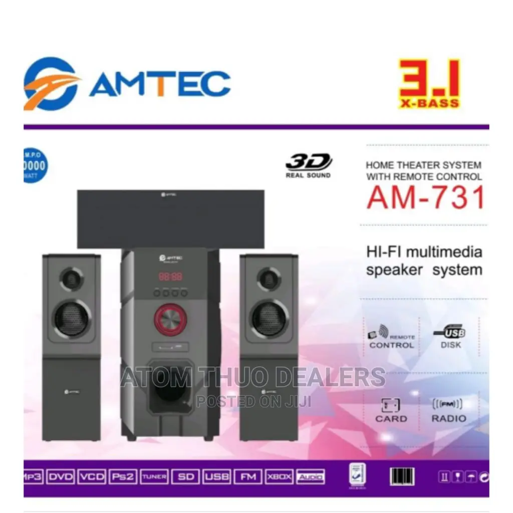 New Amtec 731 Home Theater System