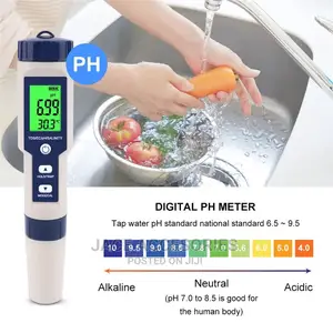 High Precision 5 in One Water Quality Tester