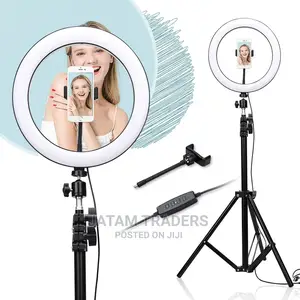 14" Filled Ring Lights With Tripod