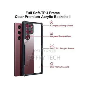 Xundd Transparent Back Cover for Samsung Galaxy S23 Ultra