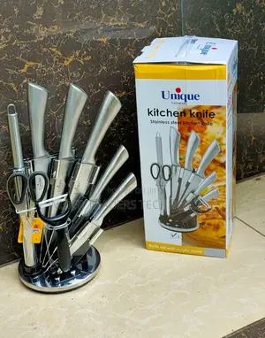 UNIQUE Stainless Steel Knife Set