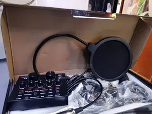 V8 Sound Card Condenser Microphone/Sound Card