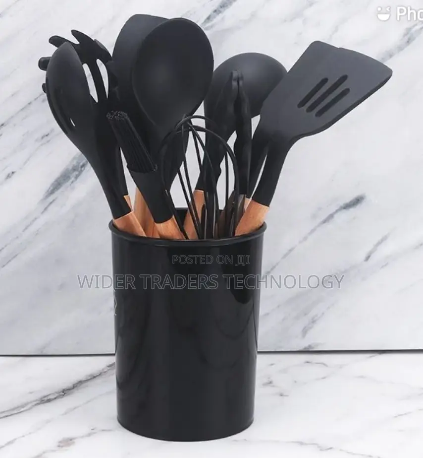 12pc Silicone Non Stick Cooking Spoon Set