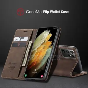 Flip Stand Case Cover for Samsung Galaxy S21 Ultra 5G