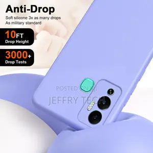Infinix Hot 12 Play Case, Slim Smooth Soft Silicone Shockpro