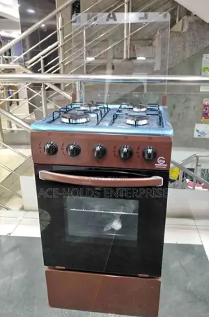 Free Standing Eurochef 50*55cm Oven Cooker-4 Gas+Gas Oven