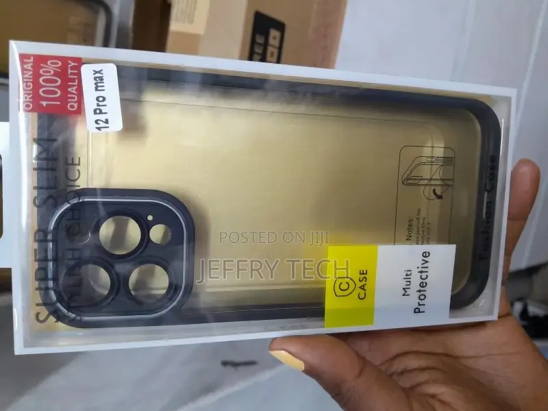 Clear Case With Camera Protection for iPhone 12 Pro Max