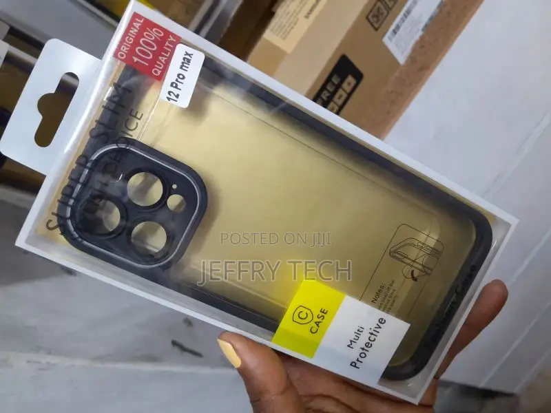 Clear Case With Camera Protection for iPhone 12 Pro Max