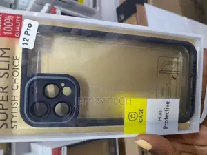 Silicon Clear Case With Camera Protection for iPhone 12 Pro