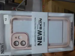 Clear Silicon Case With Camera Protection for iPhone 12
