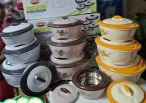 4 Pieces Sapphire Insulated Hot Pot