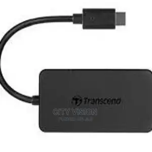 Transcend 4-Port HUB USB 3.1 Gen 1 Type C, Black - TS-HUB2C