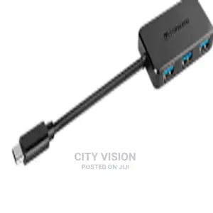 Transcend 4-Port HUB USB 3.1 ~Type C, Black - TS-HUB2C